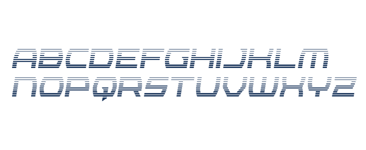 Icemaster Gradient Semi-Italic Lowercase