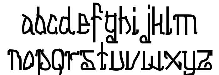 Ich bin Endie Font LOWERCASE