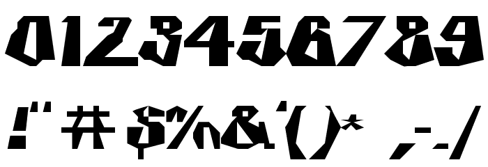 IcicleCountry Font OTHER CHARS