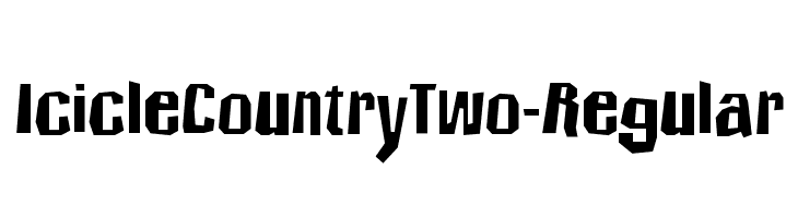 IcicleCountryTwo-Regular  Frei Schriftart Herunterladen