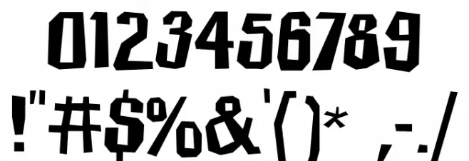 IcicleCountryTwo-Regular Font OTHER CHARS