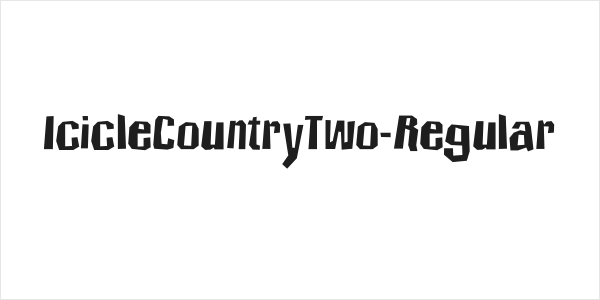 IcicleCountryTwo-Regular Logo