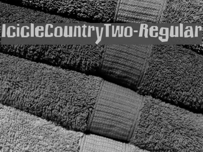 IcicleCountryTwo-Regular Font examples