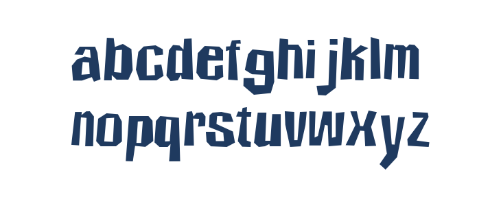 IcicleCountryTwo-Regular Lowercase