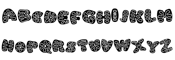 Icing cookies Demo Font LOWERCASE