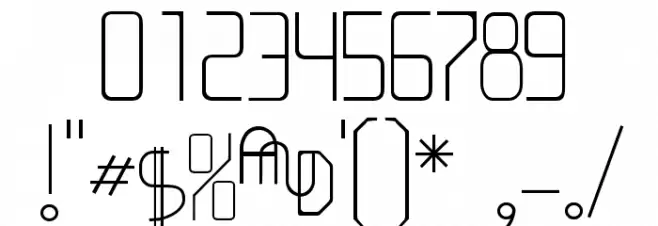 Icklips Font OTHER CHARS