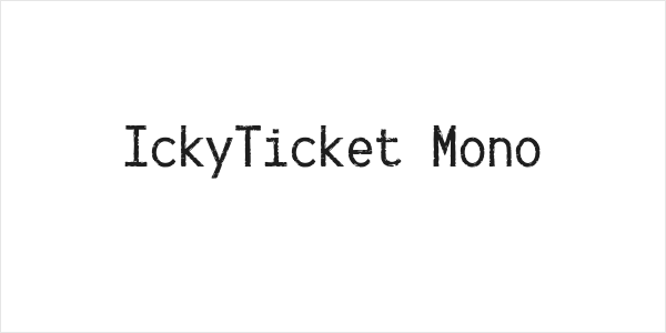 IckyTicket Mono Logo