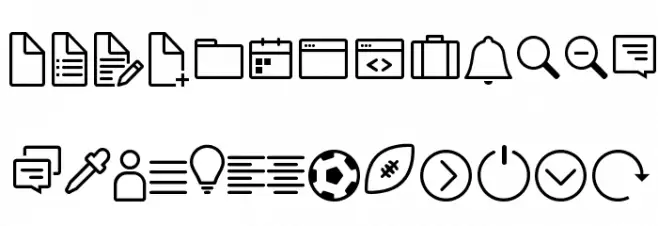 Icon-Works Regular Polices MAJUSCULES