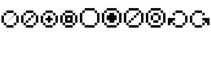 IconBitOne Font OTHER CHARS