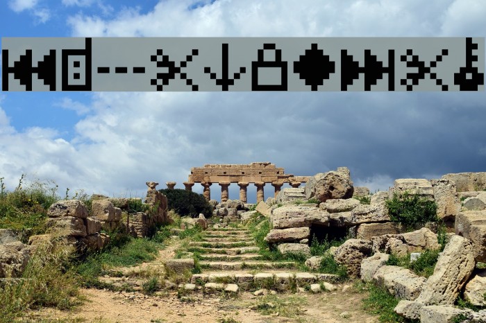 IconBitOne Font examples