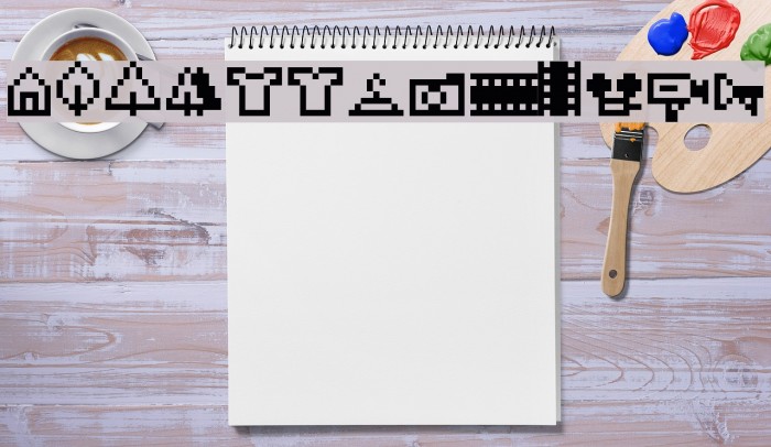 IconBitTwo Font examples