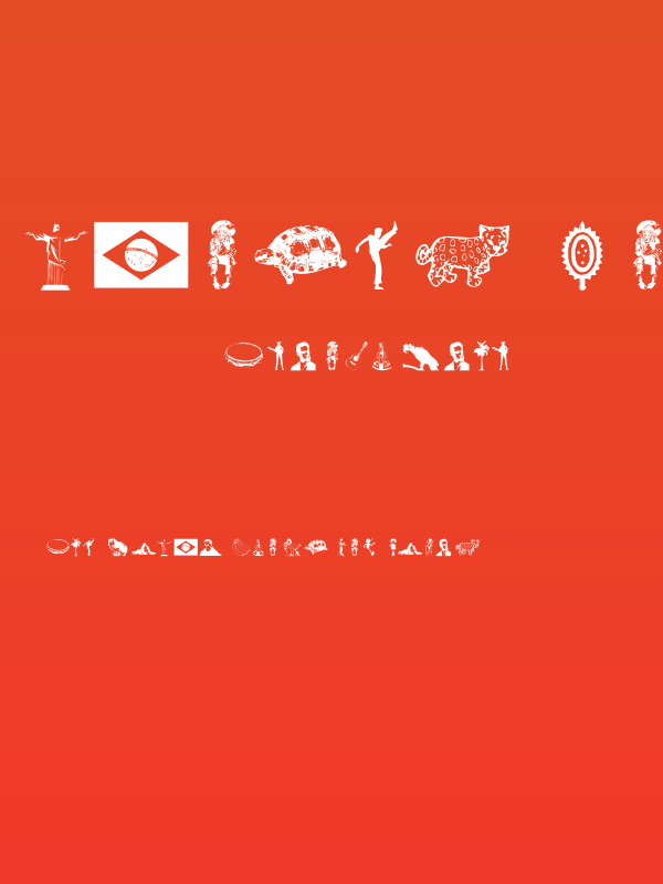 Icones do Brasil Poster