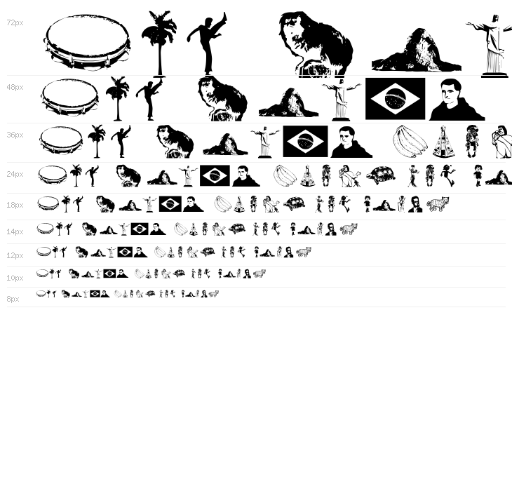 Icones do Brasil Waterfall