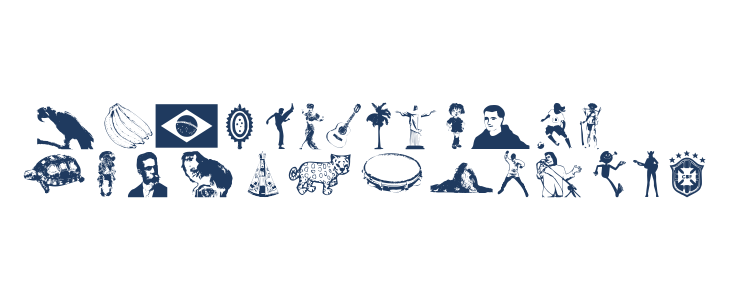 Icones do Brasil Lowercase