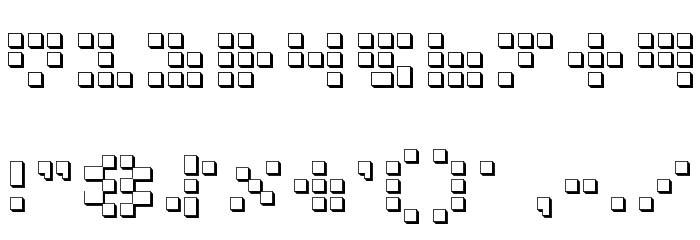 Iconian 3D Font OTHER CHARS