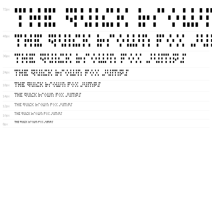 Iconian Condensed Waterfall