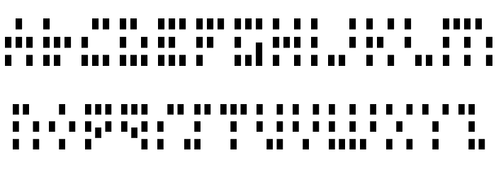 Iconian Condensed Font LOWERCASE
