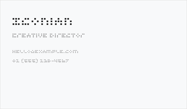 Iconian Business Card