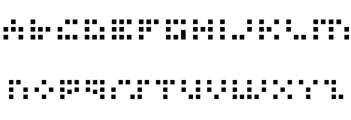 Iconian Font LOWERCASE
