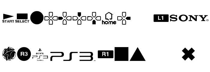 Iconic PSx Font LOWERCASE