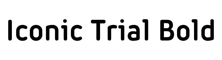 Iconic Trial Bold  Frei Schriftart Herunterladen