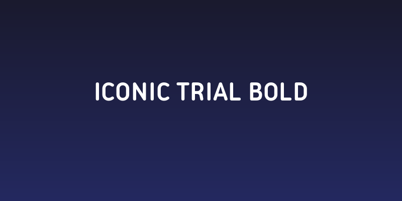Iconic Trial Bold Social Header