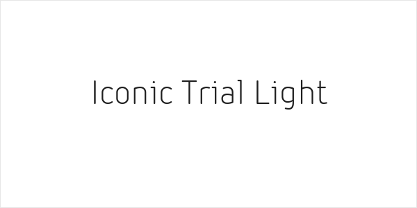 Iconic Trial Light Logo