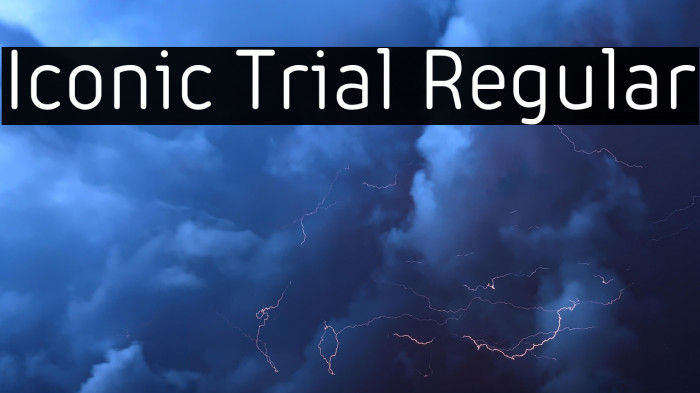 Iconic Trial Regular Example 1