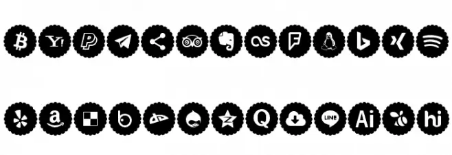 Icons-Color 字体 大写