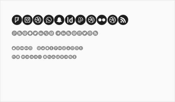 Icons-Color Business Card