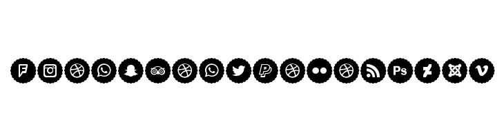 Icons Font Color 2019 フォント