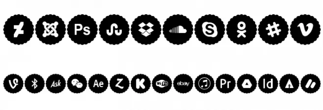 Icons Font Color 2019 Font OTHER CHARS