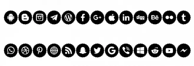 Icons Font Color 2019 خط أحرف صغيرة