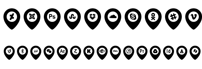 Icons Font Color Font OTHER CHARS