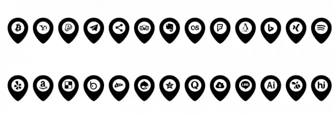 Icons Font Color Fonte MAIÚSCULAS