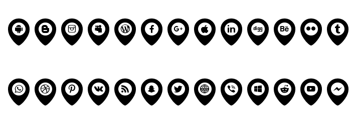 Icons Font Color Font LOWERCASE