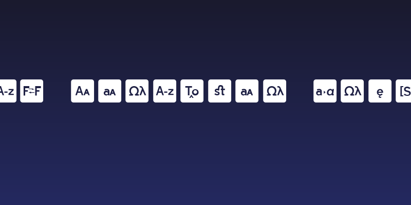Icons OpenType Regular Social Header