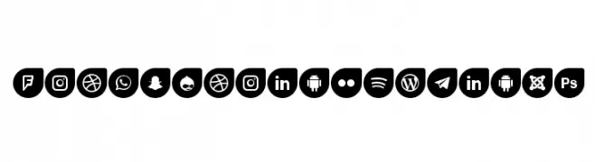 Icons Social Media 12  baixar fontes gratis