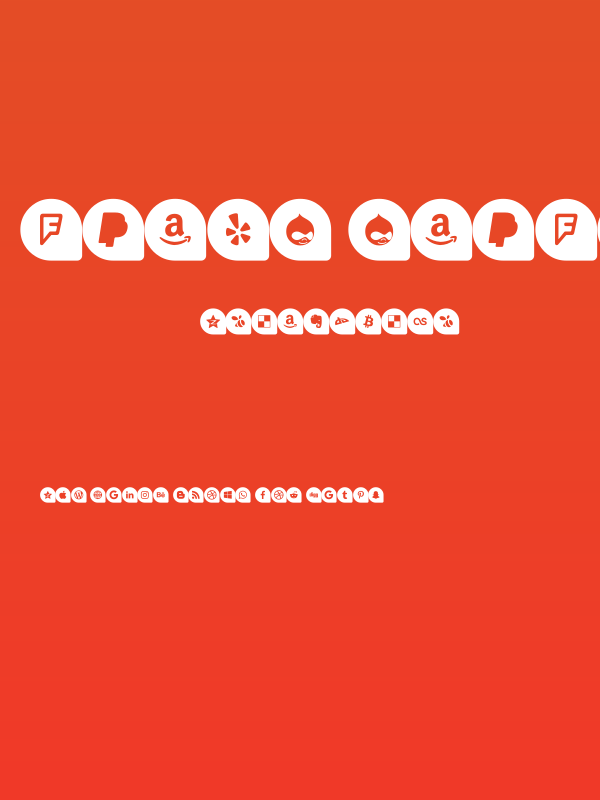 Icons Social Media 13 Poster