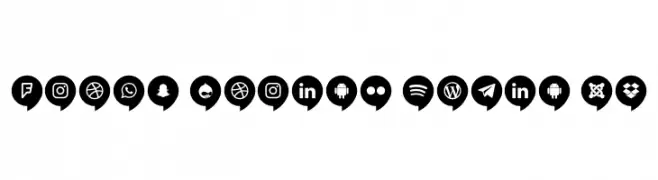Icons Social Media 14 