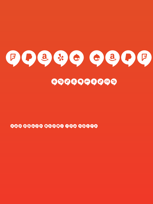 Icons Social Media 14 Poster