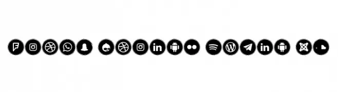 Icons Social Media 15  baixar fontes gratis