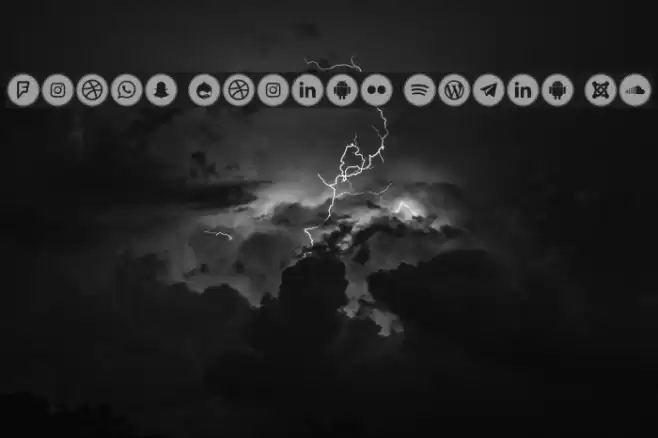 Icons Social Media 15 Font examples