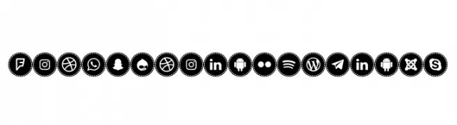Icons Social Media 16  baixar fontes gratis