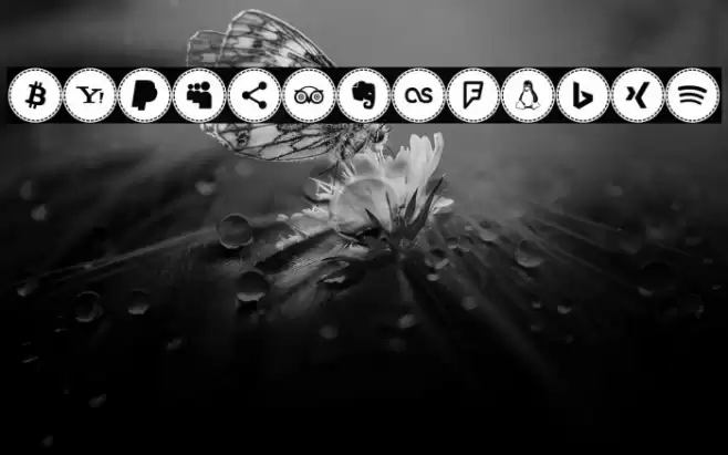 Icons Social Media 16 Font examples