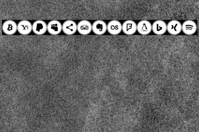 Icons Social Media 16 Font examples