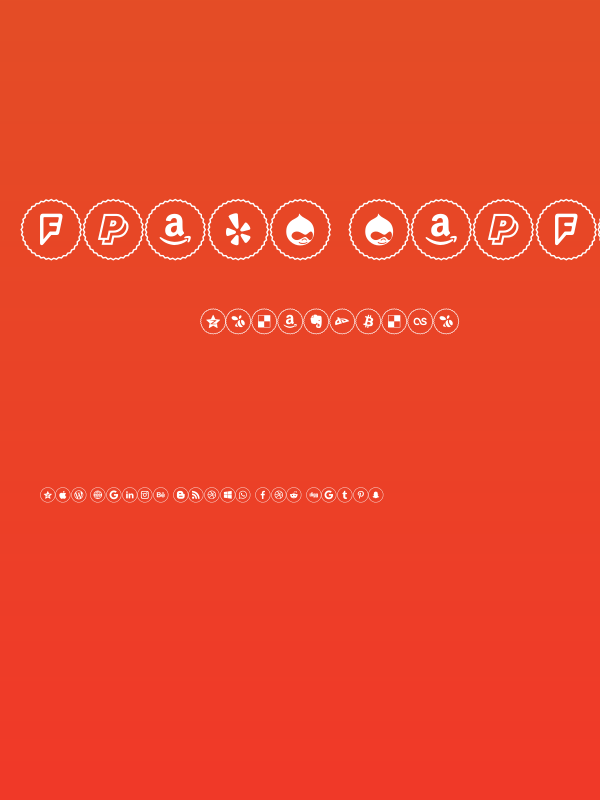 Icons Social Media 2 Poster