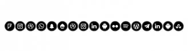 Icons Social Media 3  baixar fontes gratis
