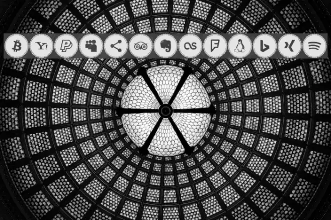 Icons Social Media 3 Font examples