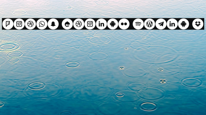 Icons Social Media 4 Example 1